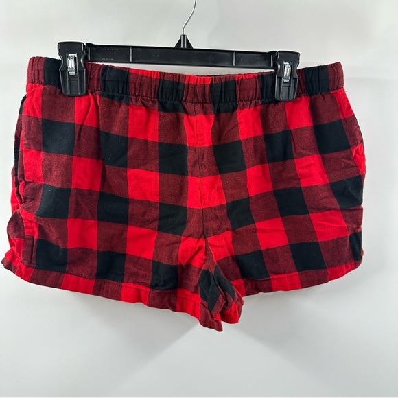 Stars Above Buffalo Plaid Sleep Shorts - Picture 3 of 4